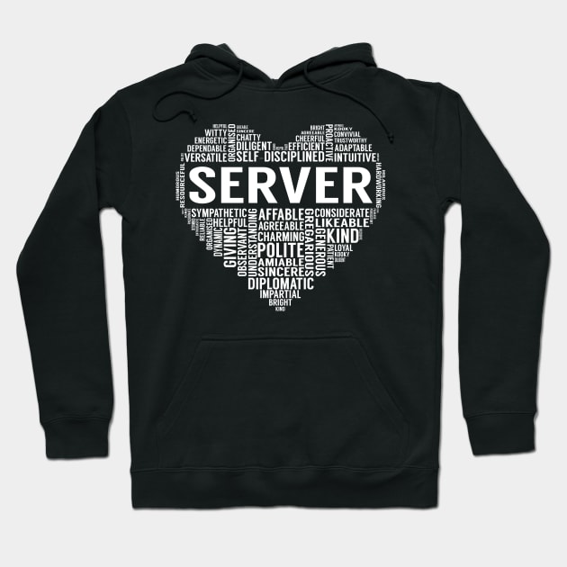 Server Heart Hoodie by LotusTee